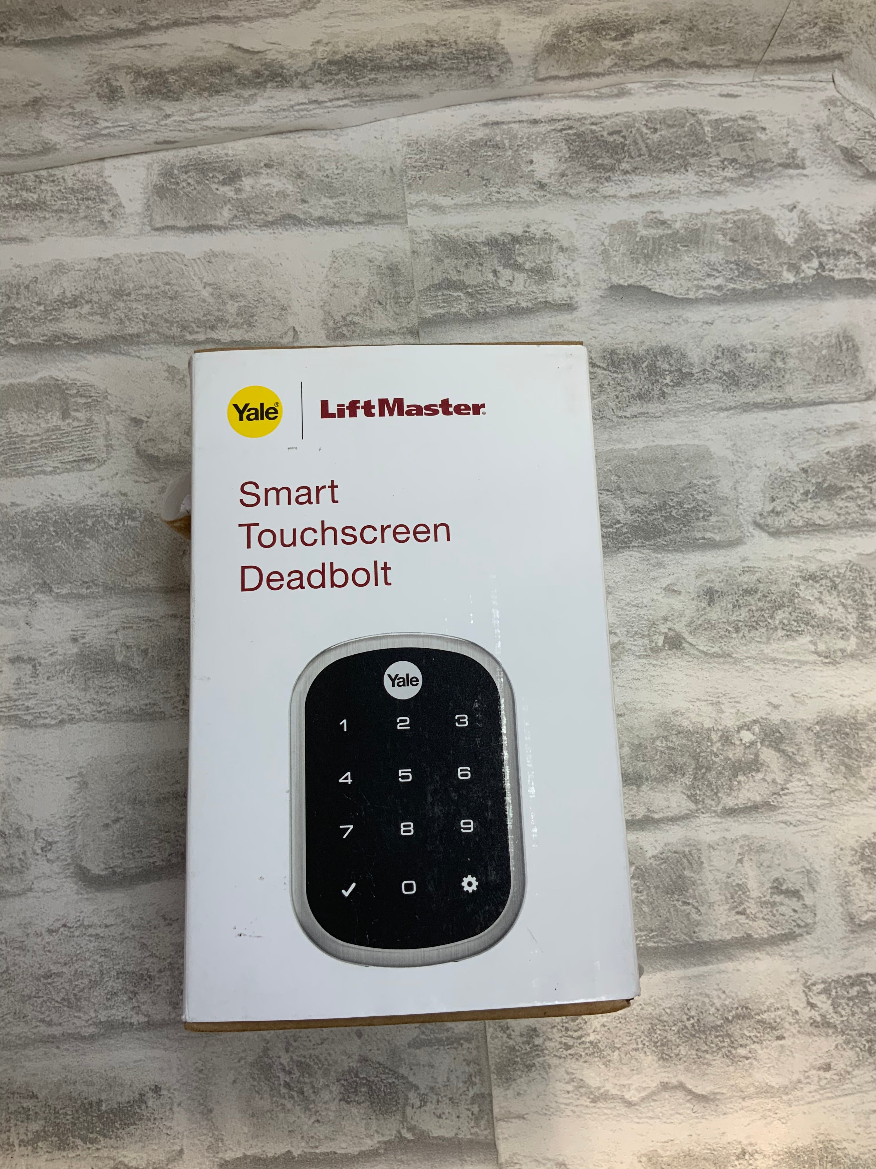Yale | LiftMaster Smart Lock with Touchscreen Deadbolt- Satin Nickel (7578096042222)